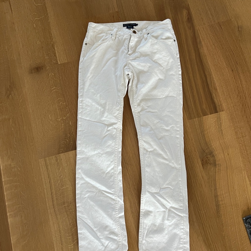 Ralph Lauren Vintage White Jeans Size 28